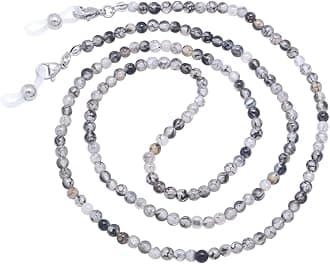 Eyeglasses Fashion Beaded Face Mask Holder Lanyard for Women