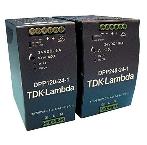 TDK LAMBDA DPP120-12-1 AC/DC Conv, DIN Rail, 1 O/P, 264VAC, 12V