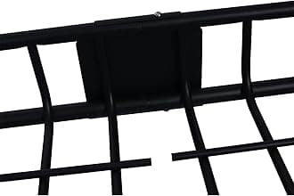 Heavy Duty Roof Rack Cargo Carrier, 150lbs Capacity Steel Basket, Universal Top Mount Carrier for SUV & Truck, Black Steel Roof Rack (64")