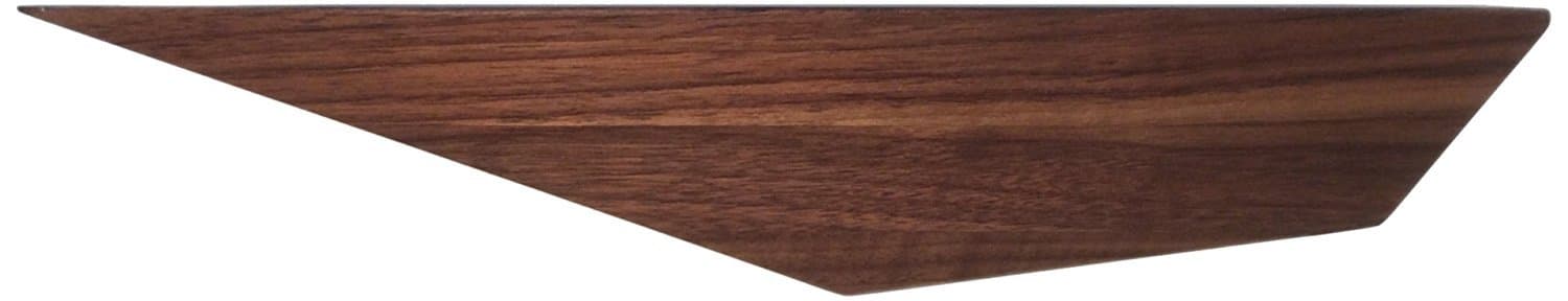Peliship Floating Shelves, Medium Left, Walnut