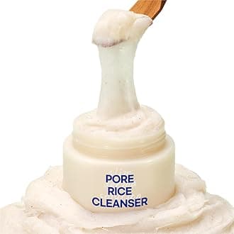 Lab.it Pore Rice Cleanser (50g/1.69 oz) | Mochi Facial Cleanser & Foaming Face Wash for Sensitive & Oily Skin, Deep Cleansing Pore Cleanser with Rice Peptide, Refines Skin Texture, Radiant Skin, Vegan