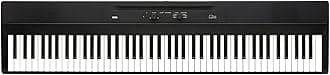 Liano Portable 88-key Digital Piano w/ Semi-Weighted Keys, Bass Reflex Speakers and includes a Sustain Pedal & Power Adapter - Black