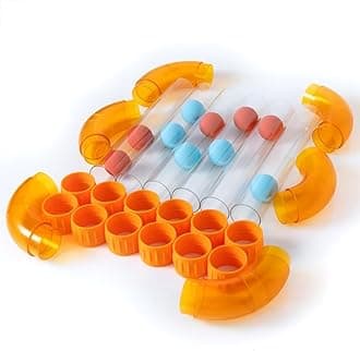 Fat Brain Toy Air Toobz Expansion Pack - Air-Powered STEM Building Toy - Kids & Teens, Blue, B-23150