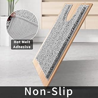 Yimobra Luxury Shaggy Toilet Bath Mat U-Shaped Contour Rugs for Bathroom, 24.4 X 20.4 Inches, Soft and Comfortable, Maximum Absorbent, Dry Quickly, Non-Slip, Machine-Washable,Gray