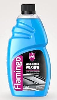 FLAMINGO CARCARE TECH WINDSHIEL WASHER CLEANS AND PROTECTS LUBRICATES RUBBER 17.64 OZ, 500ML F352