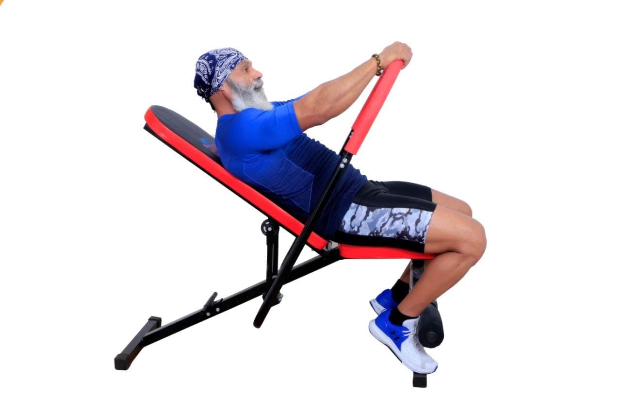 BODI PRO Six Pack Abs Exerciser Ab King Pro Machine for Exercise and Fitness for Home and Gym, Black