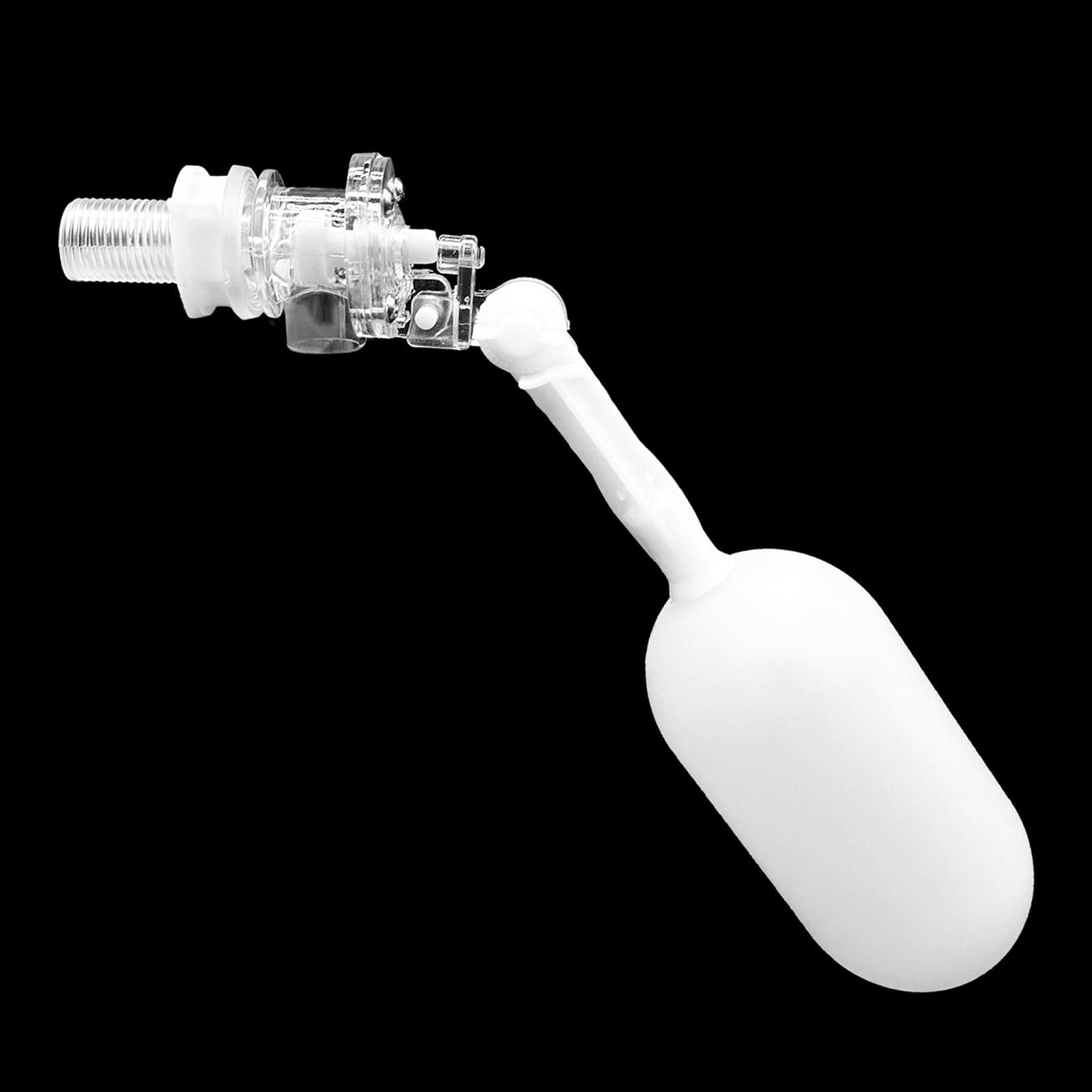 Float Valve 1/2 Inch Water Tank Filter Float Ball Valve for Pool Aquariums Aquaculture Water Tank Dog Livestock Chicken Animals Water Trough Waterer Water dispenser (1/2 inch thread, long float)