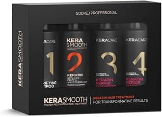 Kerasmooth Keratin Treament - No Formaldehyde - Monodose, 60Ml X 4 Bottles, All