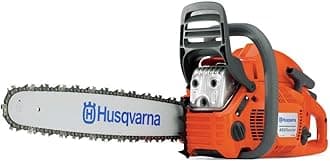 Husqvarna 965030298 455 Rancher 20-Inch 55-1/2cc 2-Stroke Gas-Powered Chain Saw, Orange (965030298)