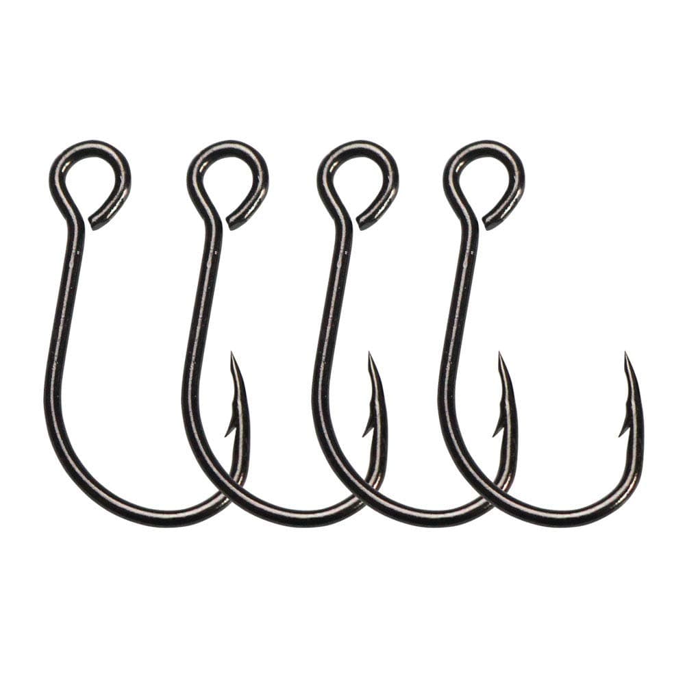 30pcs/Pack Inline Single Hooks Single Replacement Hooks for Fishing Baits Lures 2/0 1/0 1# 2# 4# 6# 8#