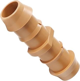 25-Piece Drip Irrigation Coupling Fittings - 1/2'' Barbed Couplers for 5/8", "1/2", ".700" Drip Tubing