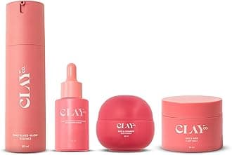 ClayCo Mochi-Mochi Hydrating Ritual Set | Sake, Tsubaki, Matcha & Silver Extracts | Complete Japanese-Inspired Glow & Hydration Routine | 4-Step Skincare Kit