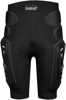 Motorcycle Riding Armor Pant Motocross Motorbike Racing Hip Leg Protection (X-Large)