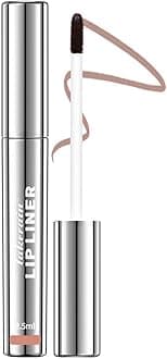 Peel Off Lip Liner Stain - Long-Lasting, Smudge-Proof, Waterproof Nude Matte Lip Tint, Non-Fading Peel Off Lip Color, Effortless Precision & Full Coverage, Vegan & Cruelty-Free, #3 Brow