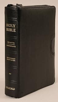 The Holy Bible: The Scofield Study Bible, King James Version, Black Leather, Duradera Zipper,