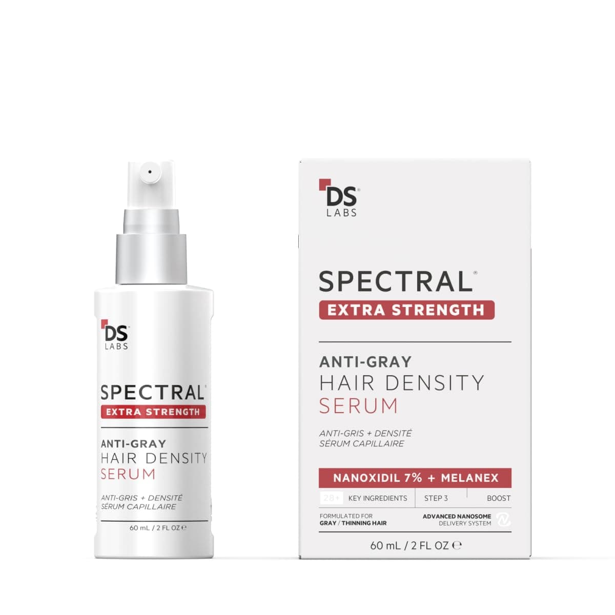 – Spectral.DNC-S Anti-Gray, Extra Strength Leave In Serum to Support Hair Growth for Men and Women - Color Restorer, Hair Loss and Thinning Hair Serum for Fuller Hair, 2 Fl Oz (60mL)