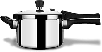 Stahl Xpress Cooker 5 L Triply Pressure Cooker Broad, Induction Cooker, Outer Lid Pressure Cooker, Induction & Gas Stove Compatible, 5 Years Warranty