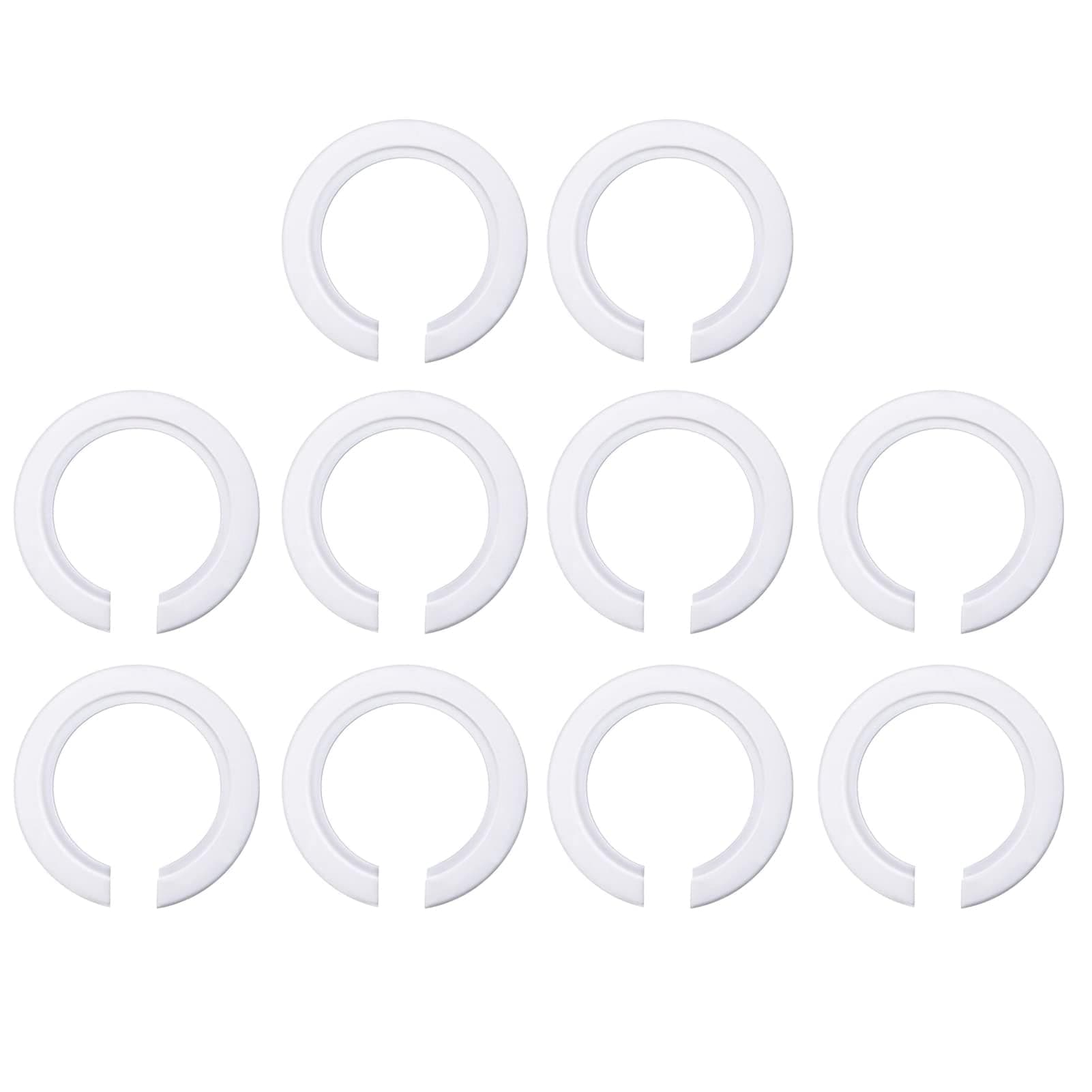 – 10 Pack E27 to E14/B22 Plastic Lamp Shade Ring Converter, Screw Lamp Shades Reducer Washer E27 Lamp Ring, 42mm to 29mm Light Shade Adapter with Duplex Ring Fitting, White