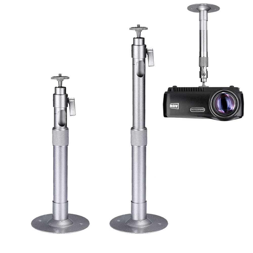 Projector Ceiling Mount, Projector Stand, Universal Extendable Video Projector Wall Mount Bracket with Adjustable Height, 3 Screw Model