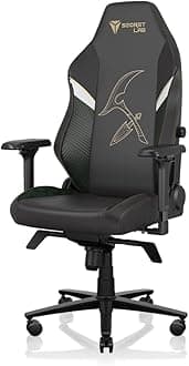 Titan Evo Akali Gaming Chair - Reclining & Heavy Duty Computer Chair with 4D Armrests - Magnetic Head Pillow & Lumbar Support - Big and Tall 395 lbs 395 lbs - Black - Leatherette