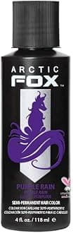 ARCTIC FOX pure VEGAN SEMI PERMANENT HAIR COLOR DYE (4 OZ, PURPLE RAIN)