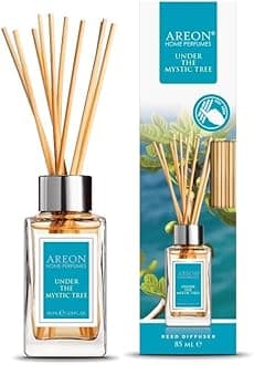 Areon Home Luxury Perfume Reed Diffuser + 10 Rattan Reeds, Under tha Mystic Tree 85 ml
