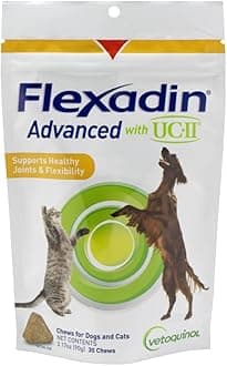Vetoquinol Flexadin Advanced Chewable Tablets 30 Count Chews, 3.17 oz.