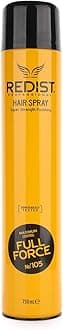 Redist Professional Hair Spray Super Strength Finishing Maximum Control Full Force No. 105, 750 ml