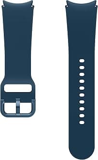 SAMSUNG Galaxy Watch 6, 5, 4 Series Sport Band with T-Buckle Closure for Active Men and Women, FKM Smartwatch Replacement Strap, One Click Attachment, Small/Medium, ET-SFR93SNEGUJ, Indigo