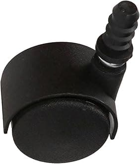 Spares2go Front Castor Wheel compatible with Karcher WD2 WD3 WD4 A2003 A2004 A2024 A2054 Vacuum Cleaner (Black)