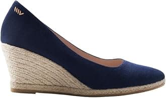 Dunes Canvas Espadrille Wedges with 2 ½” Heel Women's Sandals with Breathable Cotton Canvas and 100% Natural Jute Midsole for All Casual Occasions