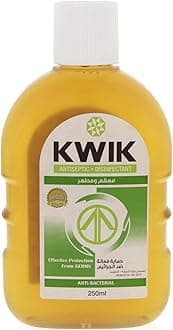 Kwik Antiseptic Disinfectant Anti Bacterial Liquid, 250 ml