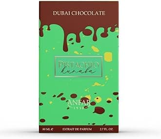 AROMA CONCEPTS | Dubai Chocolate Perfume Pistachio Kunafa Fragrance EDP 2.7 Fl Oz | Unisex Sweet Gourmand Perfume with Chocolate, Caramel & Pistachio | Arabian Dessert-Inspired Luxury Scent
