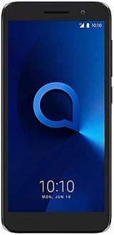 Alcatel 1 (16GB) 5.0" Full View Display, Removable Battery, FM Radio, Dual SIM GSM Unlocked US & Global 4G LTE International Version 5033E (Bluish Black) (Renewed)