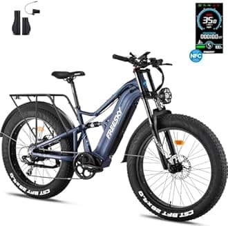 FREESKY 2000W Electric Bike with BAFANG Motor & 48V 30Ah Samsung Cells Battery, 35MPH Max Speed, 120 Miles Range, Full Suspension Mountain Ebike for Adults, 26" Fat Tires, Smart Keys, Hydraulic Brakes