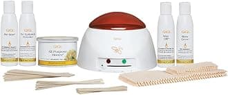 GiGi Wax Warmer Hair Removal Kit – Professional Waxing Kit Women with Hard Wax, Pre & Post Applicators for Face, Body, Arms, and Legs, At-Home & Salon Use