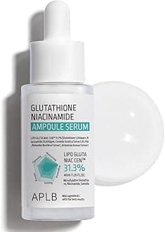 Glutathione Niacinamide Ampoule Serum | LIPO GLUTA NIAC CEN™ 31.3% 1.35 FL.OZ/Korean Skincare, Long lasting moisturizing, Improve skin elasticity, Revitalize for gentle and improve skin texture