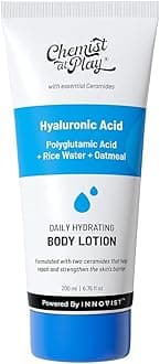 - Hydrating Body Lotion with Rice Water & Hyaluronic Acid for Deep Moisturization | All Skin Type | Hydrate Dry and Flaky Skin | Vegan & Cruelty-Free | 200 ml
