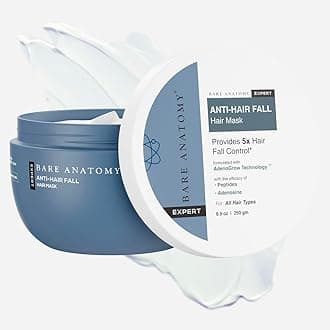 Bare Anatomy Anti-Hair Fall Mask | 5X Hair Fall Control | Suitable For All Hair Types | Enriched with Adenosine and Peptides | 8.8 Floz