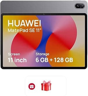 HUAWEI MatePad SE Tablet, 11-inch Eye Comfort Display, Large Capacity Battery, 6GB+128GB, Wifi, Nebula Gray