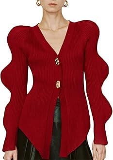 Women's Knit Cardigan Sweaters Long Sleeve Button Down Open Front Casual Outwear Trendy 2025