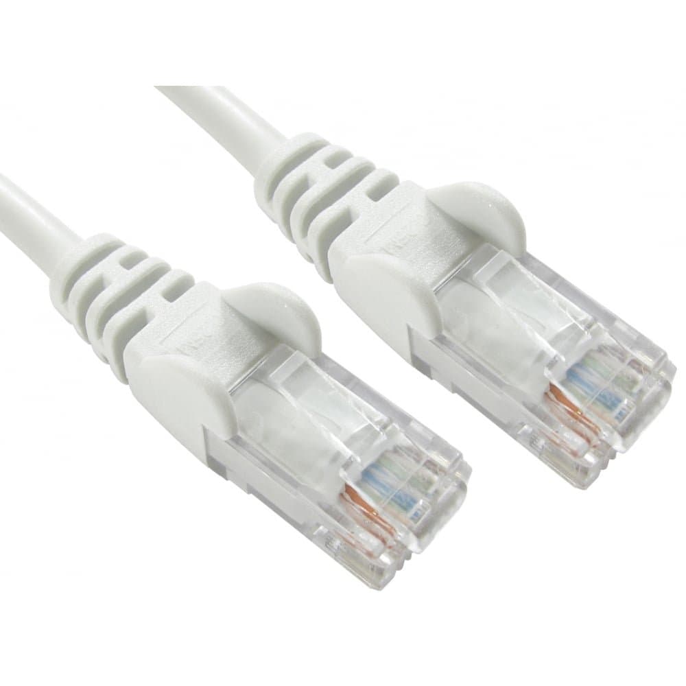 2m WHITE Network Cable - CAT5e - RJ45 - Ethernet - Patch - LAN - Router - Modem - 10/100 100 PACK