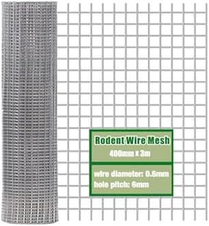 Rodent Proofing Wire Mesh 400mm x 3m,Galvanised Wire Mesh- Keep Rats Out & Protect Your Home, Wire Mesh Roll for Garden and DIY Project,Rat Proof Mesh Sheet-Easy to Install - Maintenance-Free