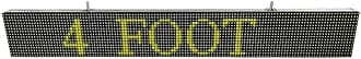 AL-QURAISH P10 Led Running/Scrolling Programable Text Message Display Board WI-FI (YELLOW, 7 INCH. × 49 INCH. BOTH SIDE)
