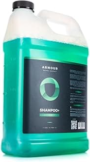 Shampoo+ High-Foaming pH Neutral Shampoo, Professional Automotive Cleaning, Compatible with Foam Cannons or Bucket Washes - 1 Gallon