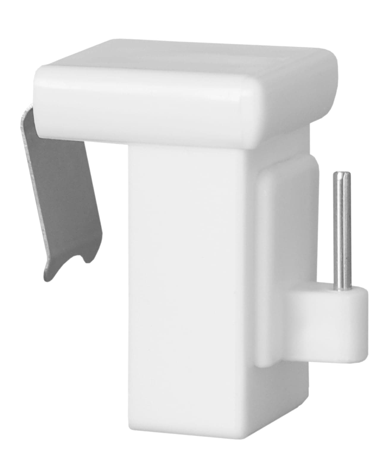 Dekondo - 4x window hook deco hook window clip for window decoration white - window thickness: 10–27 mm Universal.