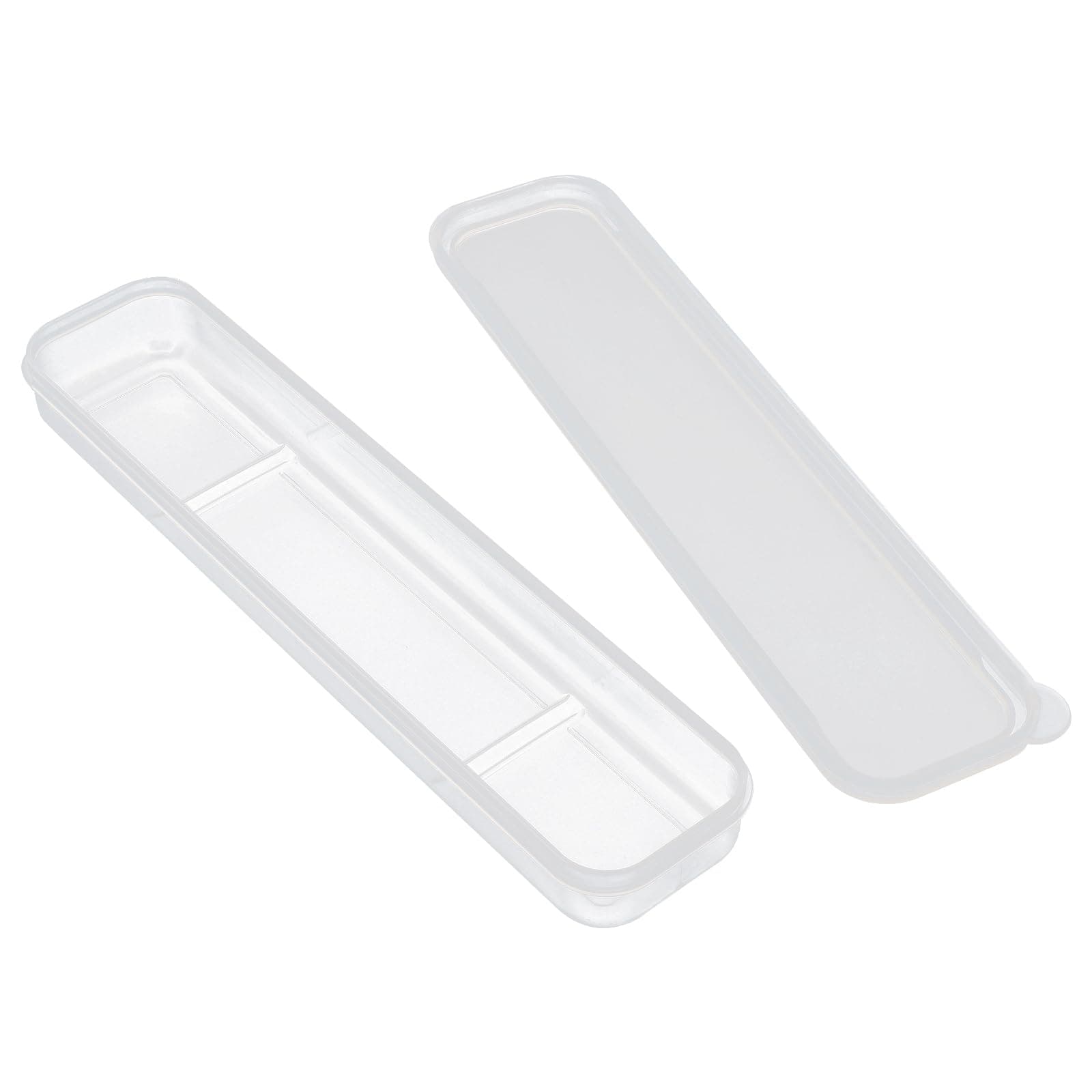 OriGlam Portable Flatware Box Travel Tableware Storage Case, Simple Tableware Storage Box Case for Cutlery Kit (White)