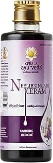 - Kerala Ayurveda Neelibhringadi Keram | Hair Oil for Hair Growth | With Indigo, Bhringaraj & Amla | Triple Care Formula | 200ml