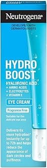 Hydro Boost Eye Cream, with Hyaluronic Acid and Vitamin E, for Tired-Looking Eyes, 15ml