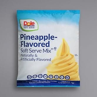 Soft Serve Mix, Lactose Free, Dairy free, Vegan, Gluten Free, 4.4 lb Bag By Magic Market (Pineapple)